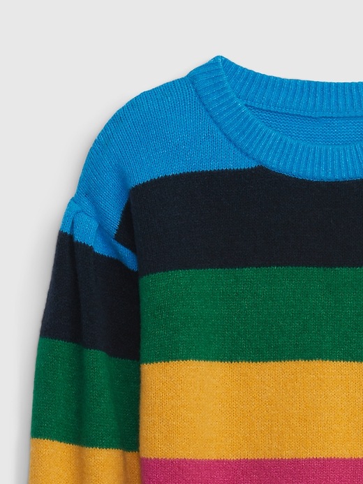 Image number 3 showing, Kids Happy Stripe Sweater