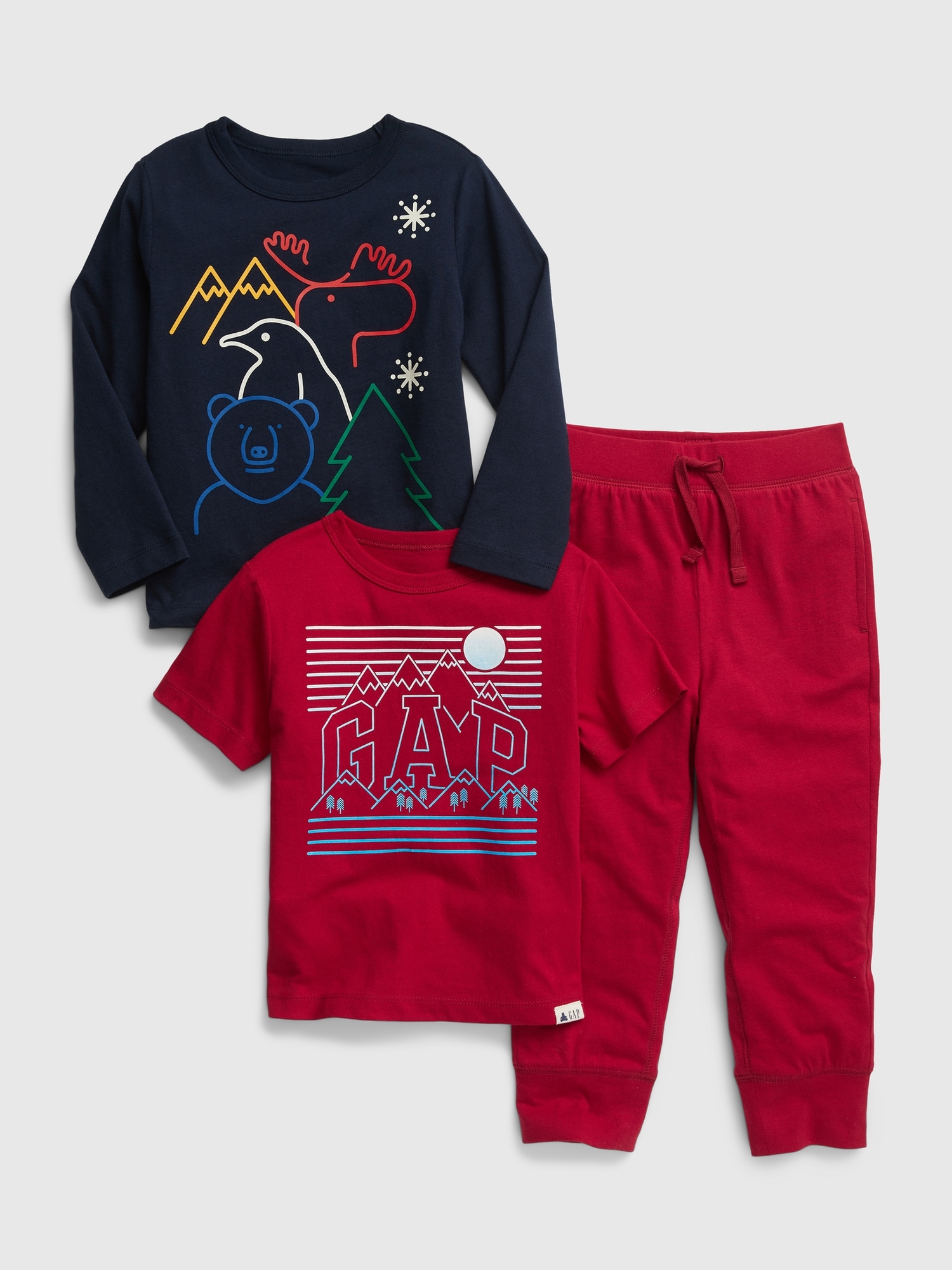 Gap Toddler Organic Cotton Mix and Match 3-Piece Outfit Set