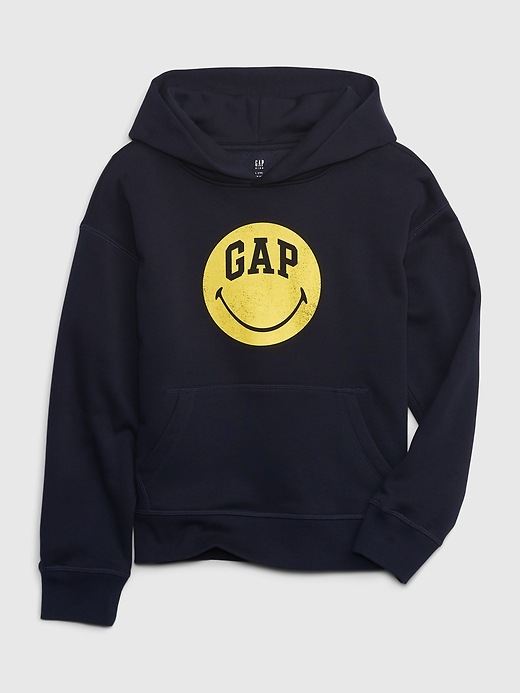 View large product image 1 of 1. Gap &#215 SmileyWorld&#174 Kids Hoodie