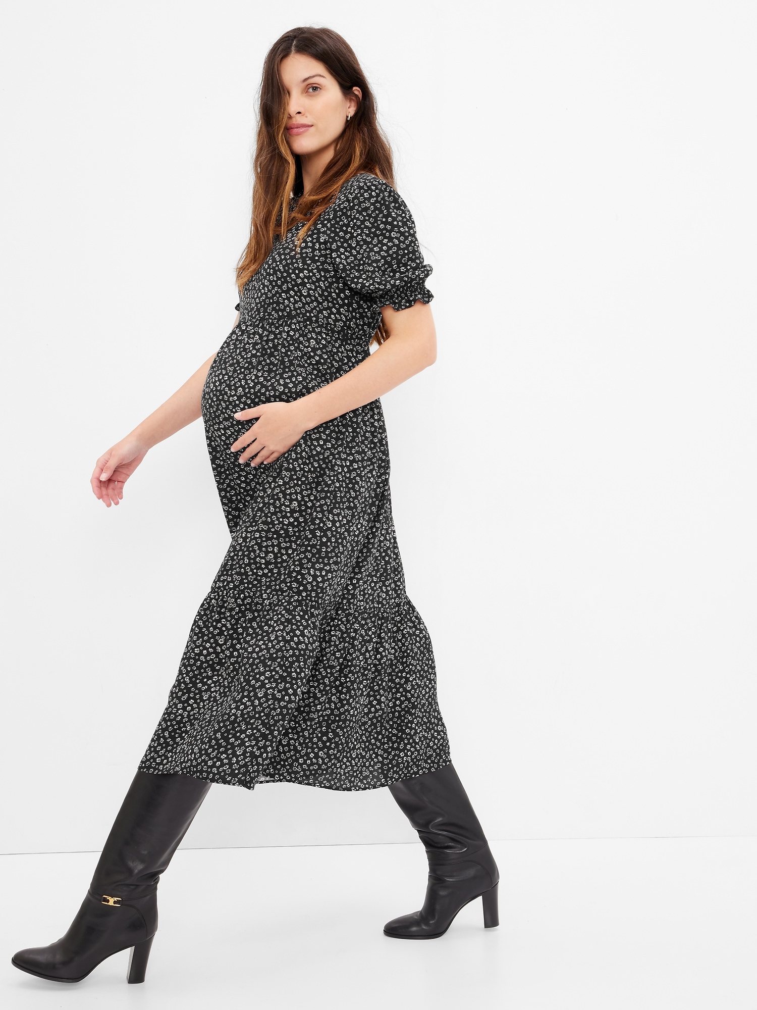 Maternity Midi Dress Gap