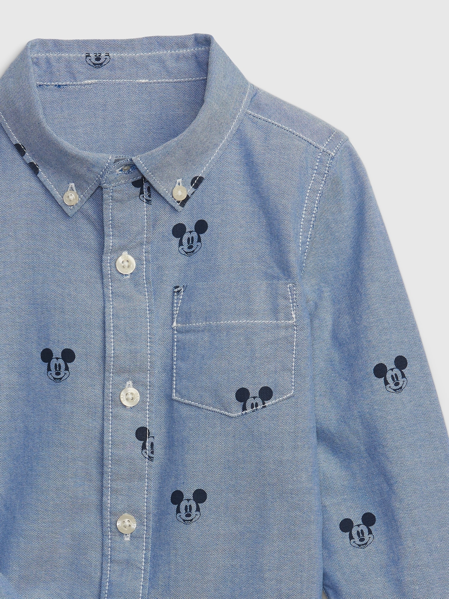 mickey mouse button up shirt