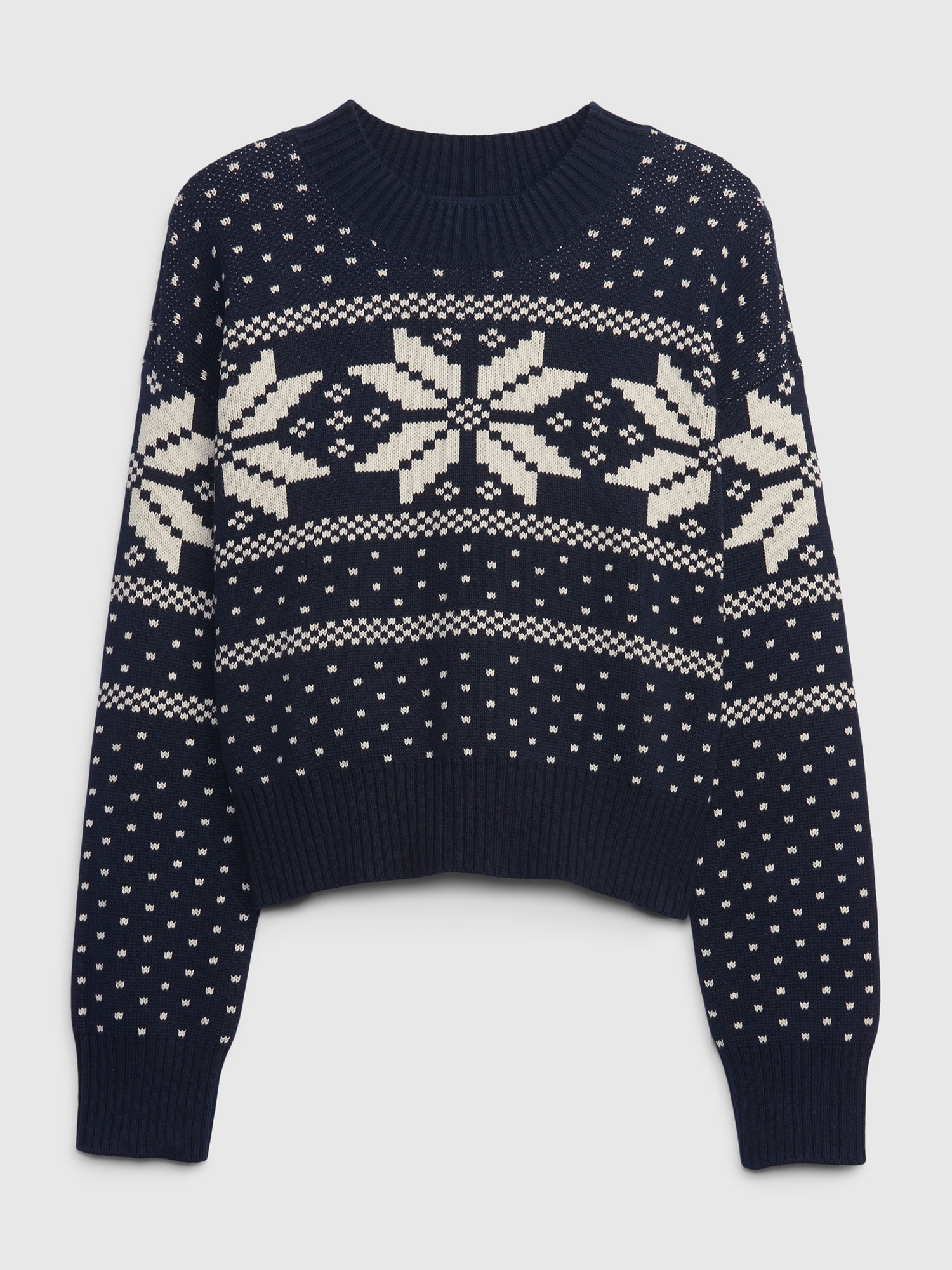 Teen 100% Organic Cotton Fair Isle Sweater | Gap