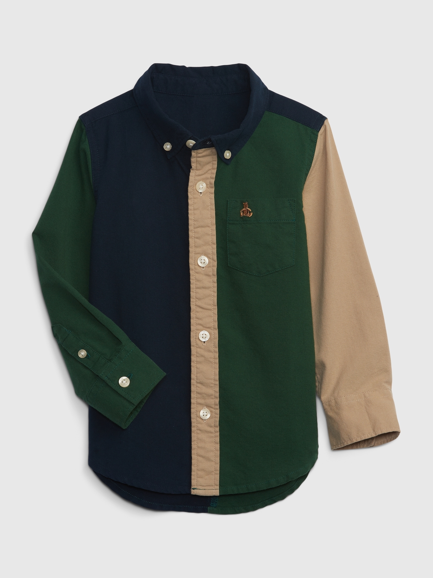Toddler Colorblock Oxford Shirt Gap