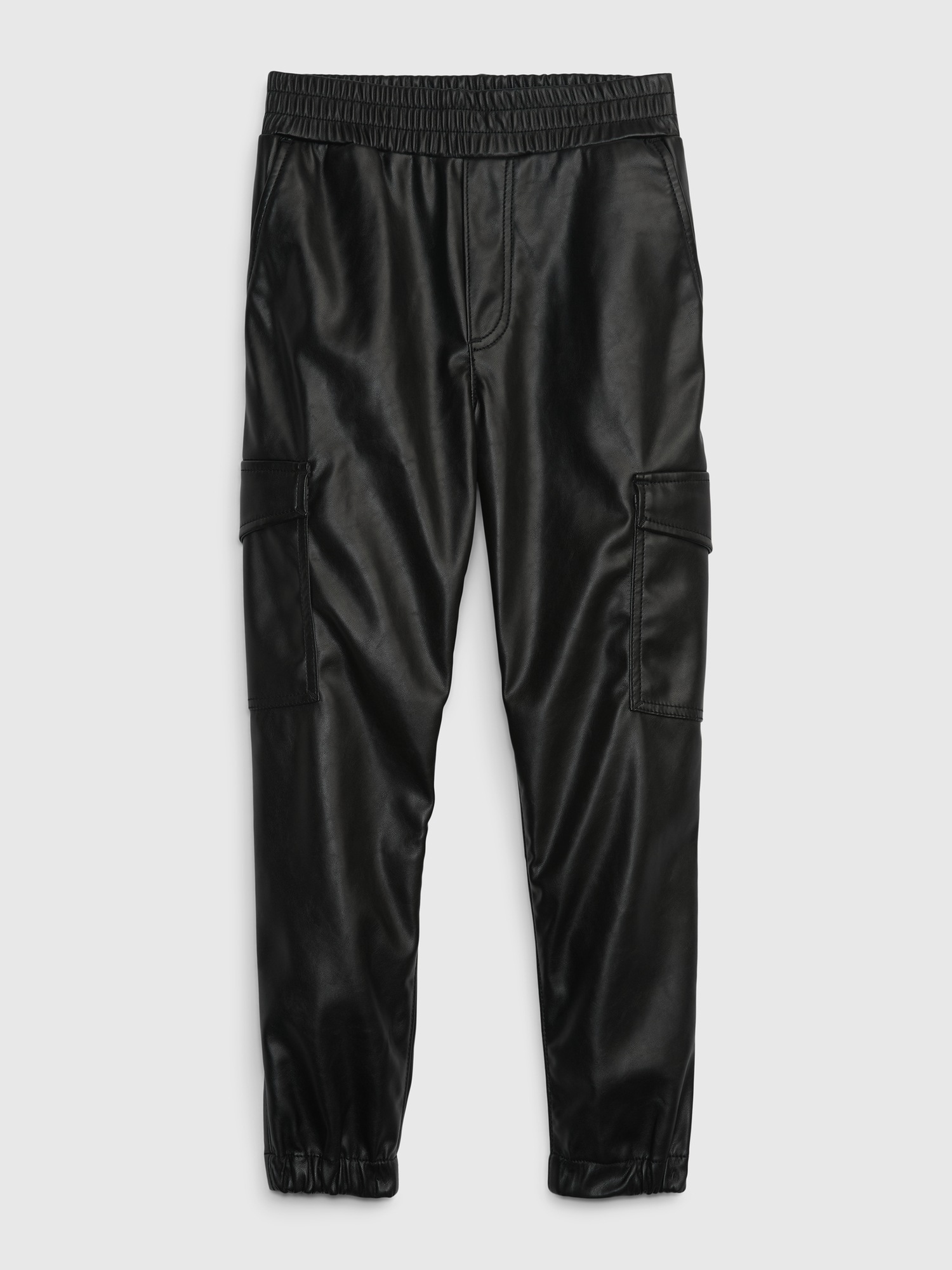 KidsVegan Leather Joggers