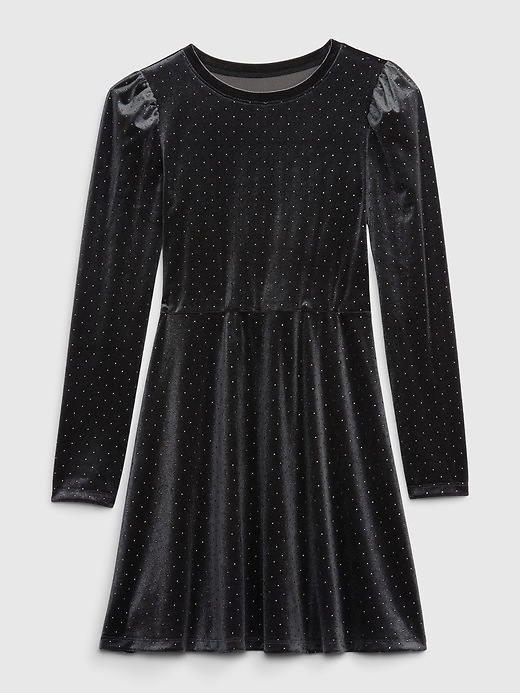 Girls black skater dress deals