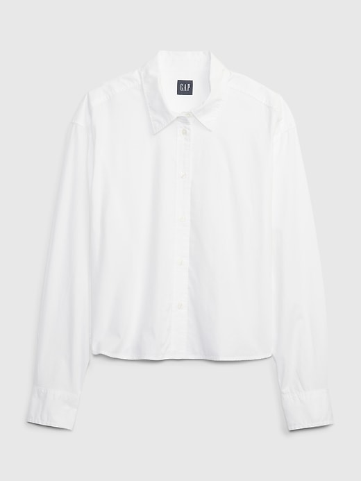 Image number 6 showing, Organic Cotton Cropped Shirt