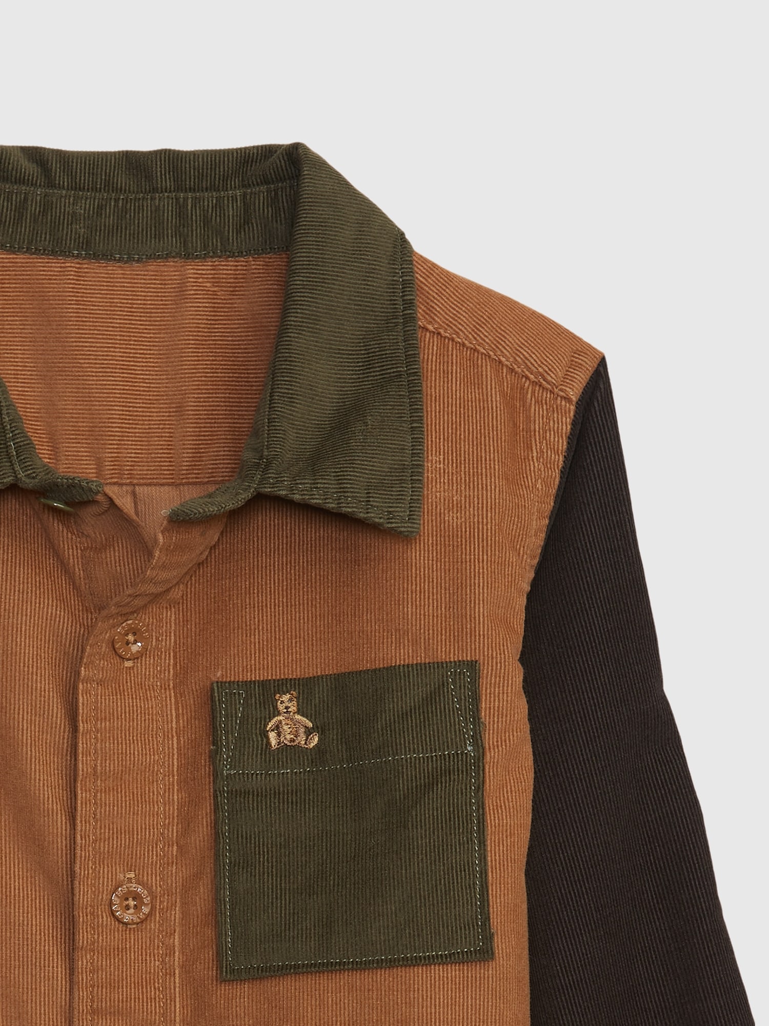Toddler Colorblock Corduroy Shirt Gap