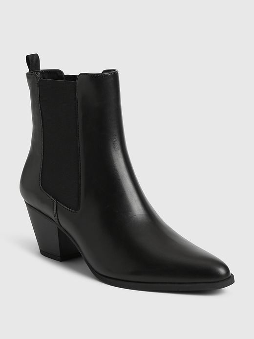 Image number 1 showing, Heeled Chelsea Boots