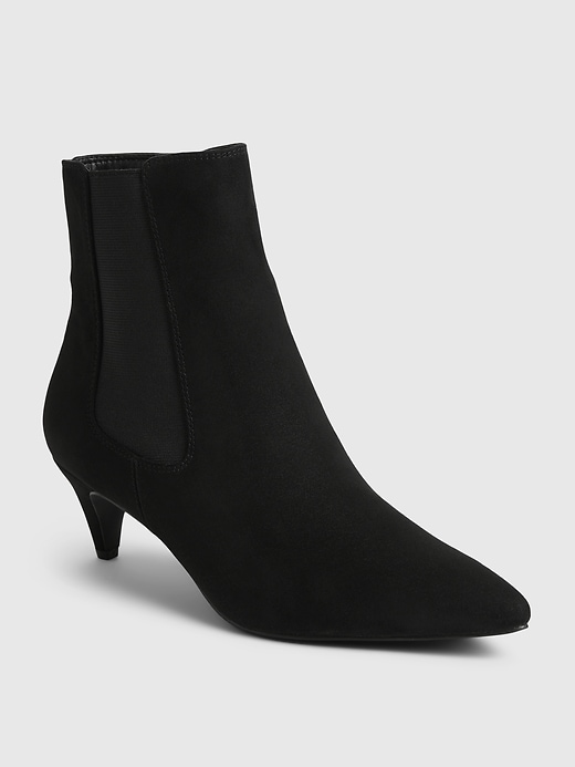 1 of 8 showing, with the color true black of product Pointy Boots