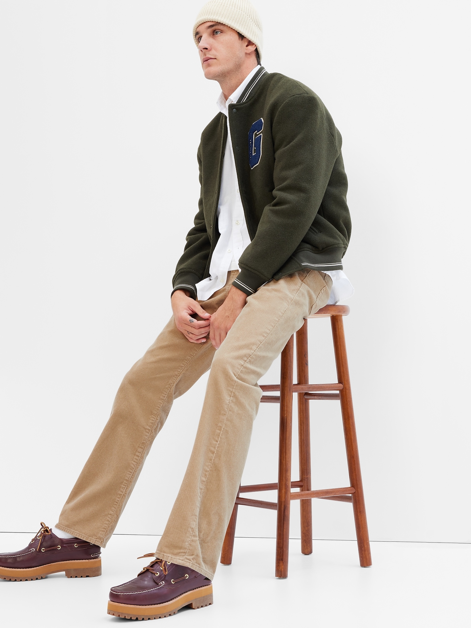 GAP 90S ORIGINAL STRAIGHT FIT CORDUROY PANTS WITH WASHWELL