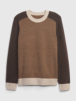Gap color shop block sweater