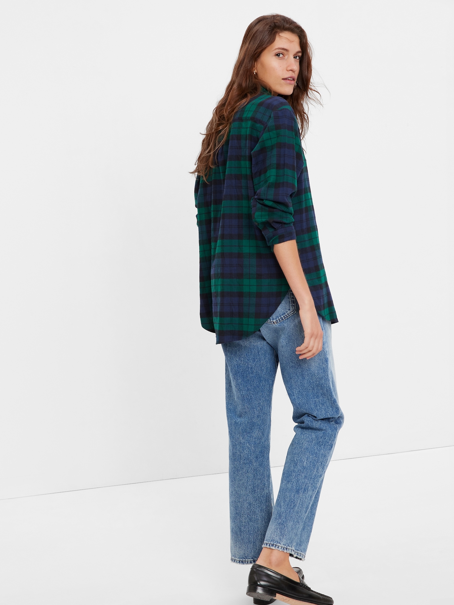 Flannel Big Shirt | Gap