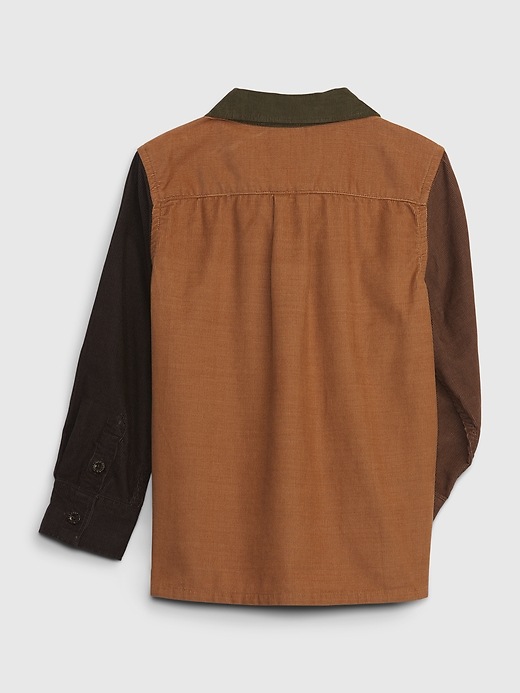 Toddler Colorblock Corduroy Shirt | Gap