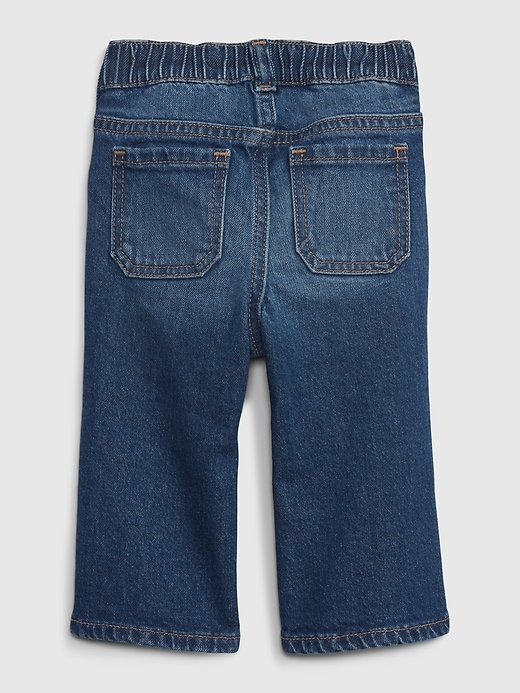 2 of 8 showing, with the color medium wash of product Baby Flare Jeans
