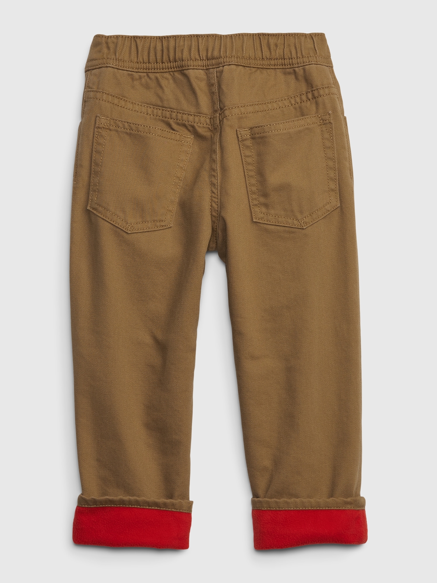 Toddler Fleece Lined Pull On Slim Jeans with Washwell
