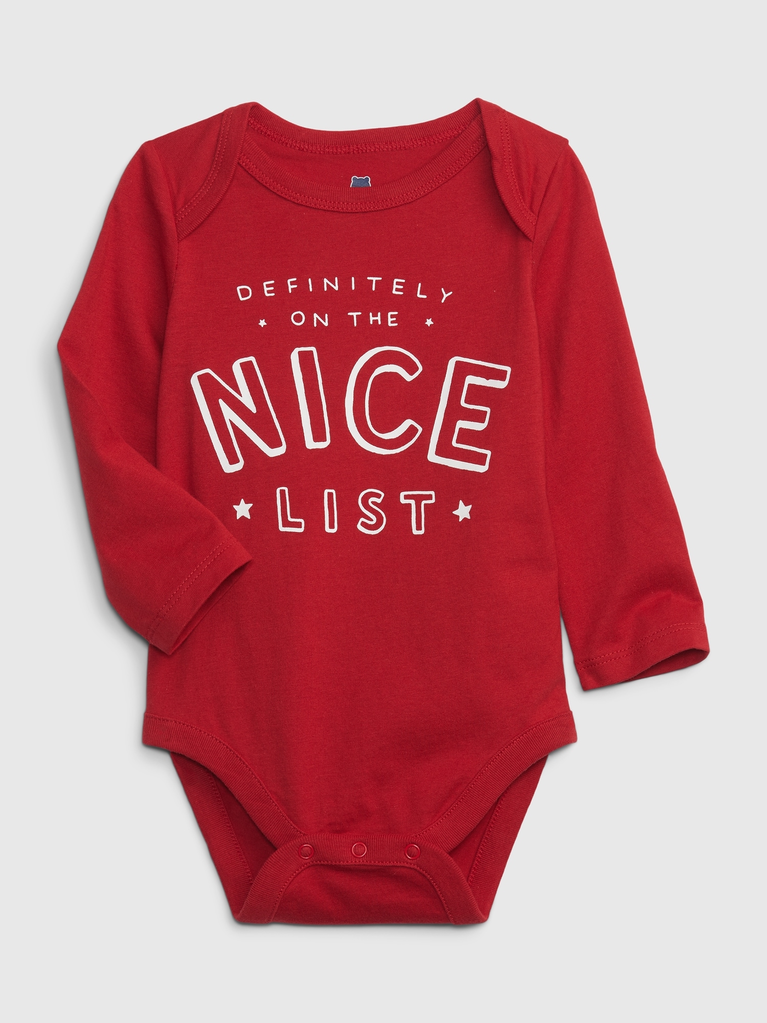 Gap Baby Organic Cotton Mix and Match Holiday Graphic Bodysuit