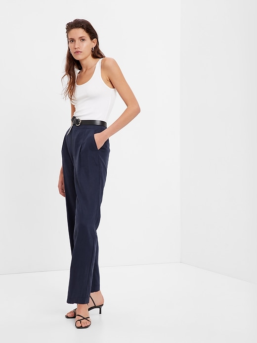 Image number 1 showing, High Rise SoftSuit Trousers