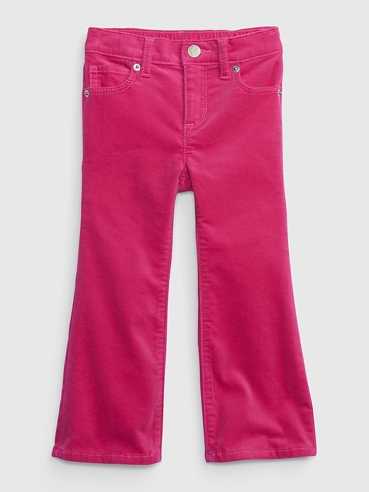 Toddler Velvet Flare Jeans with Washwell Gap