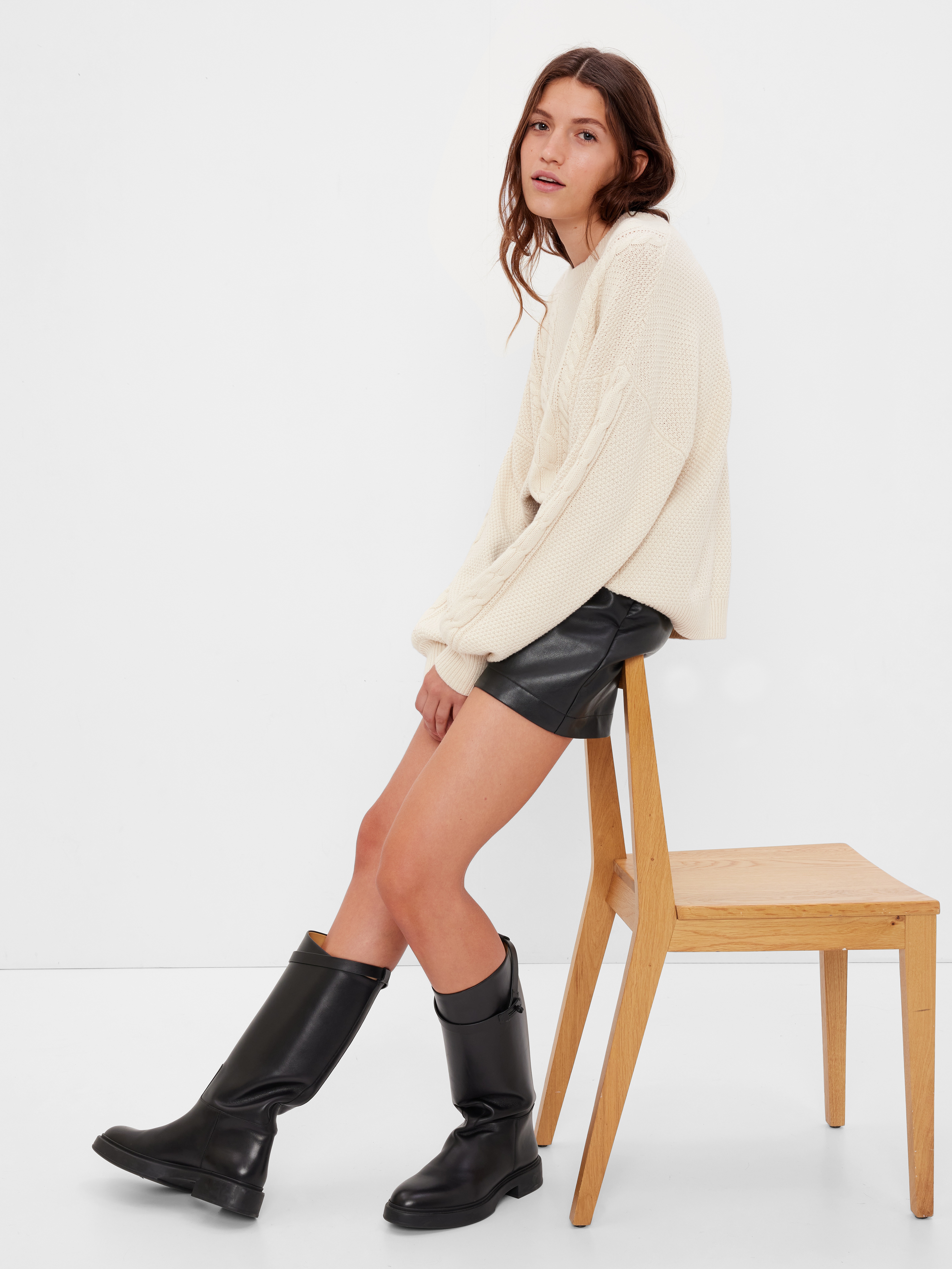 Cable-Knit Sweater | Gap
