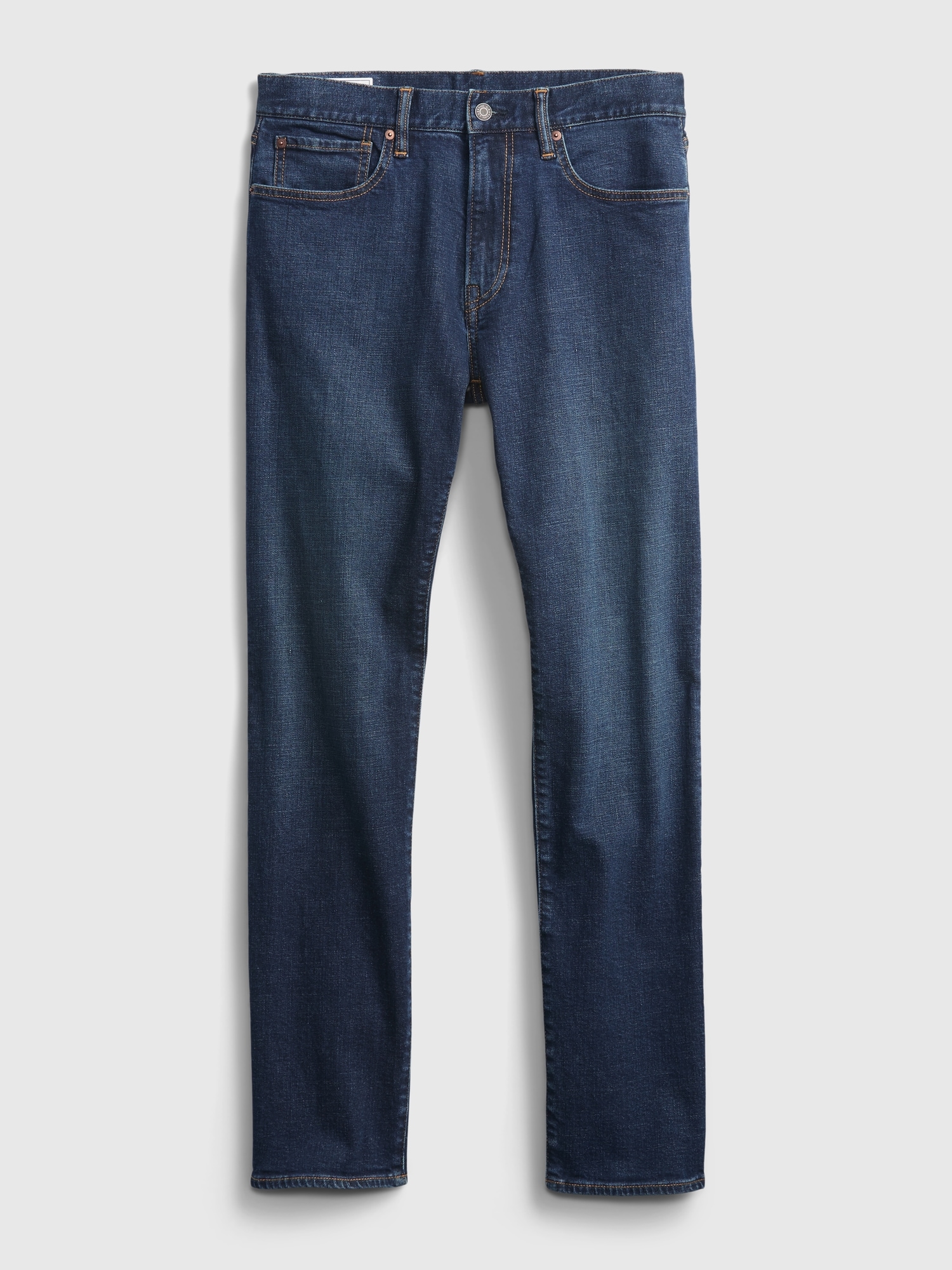 Gap Denim Jeans Slim Straight Washwell Jeans GapFlex Soft Resin