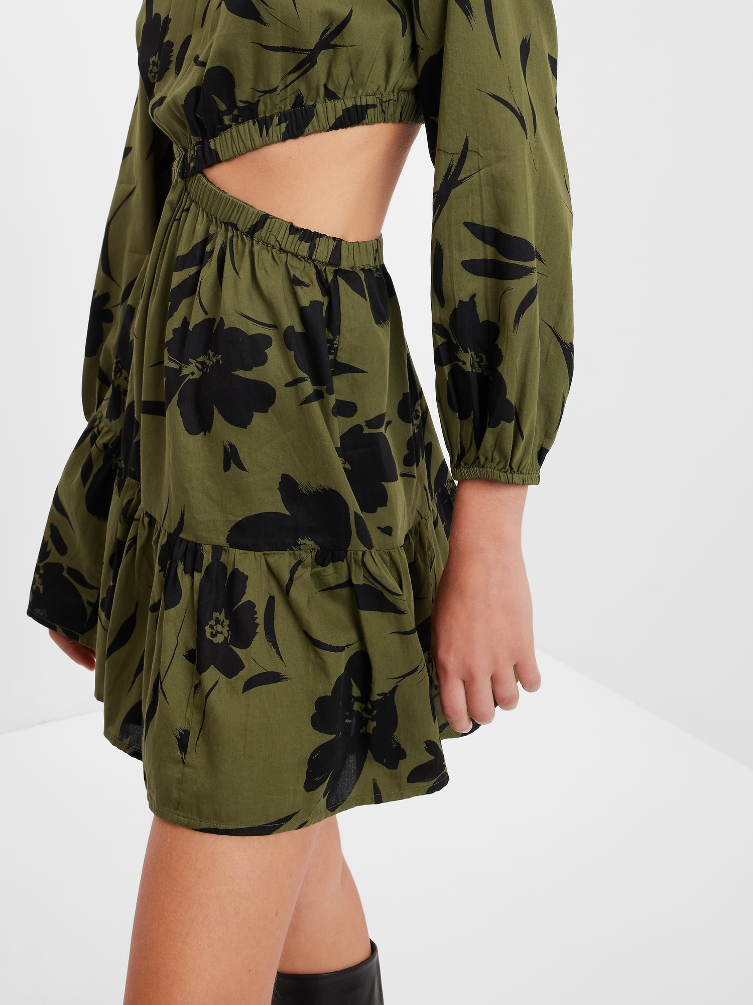 Criss Cross Cutout Mini Dress Gap