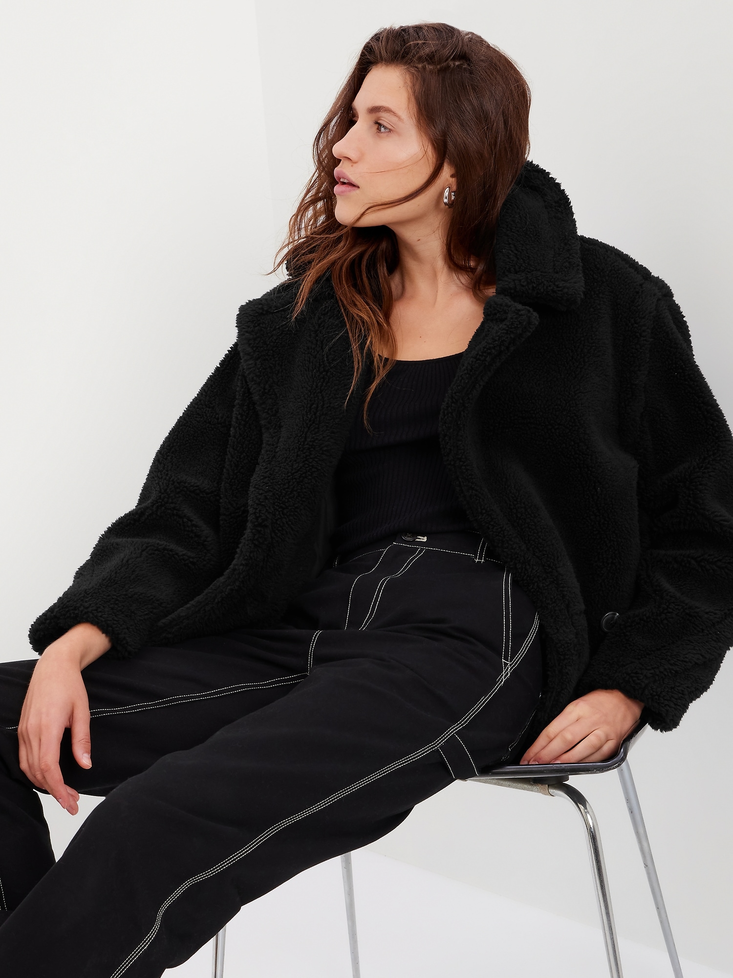 Sherpa coat gap deals