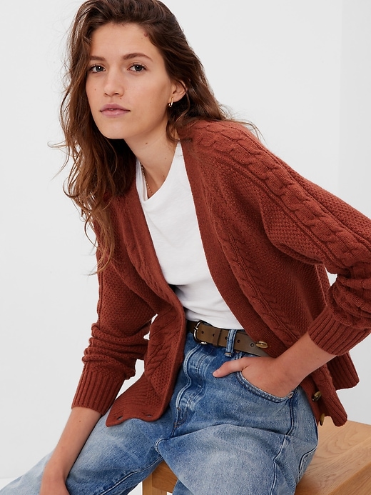 Cable Knit Cardigan