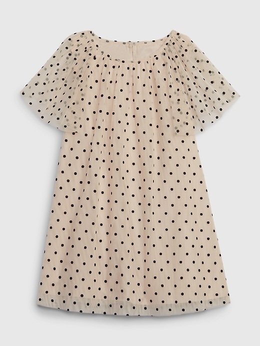 Image number 1 showing, Toddler Flutter-Sleeve Tulle Dress