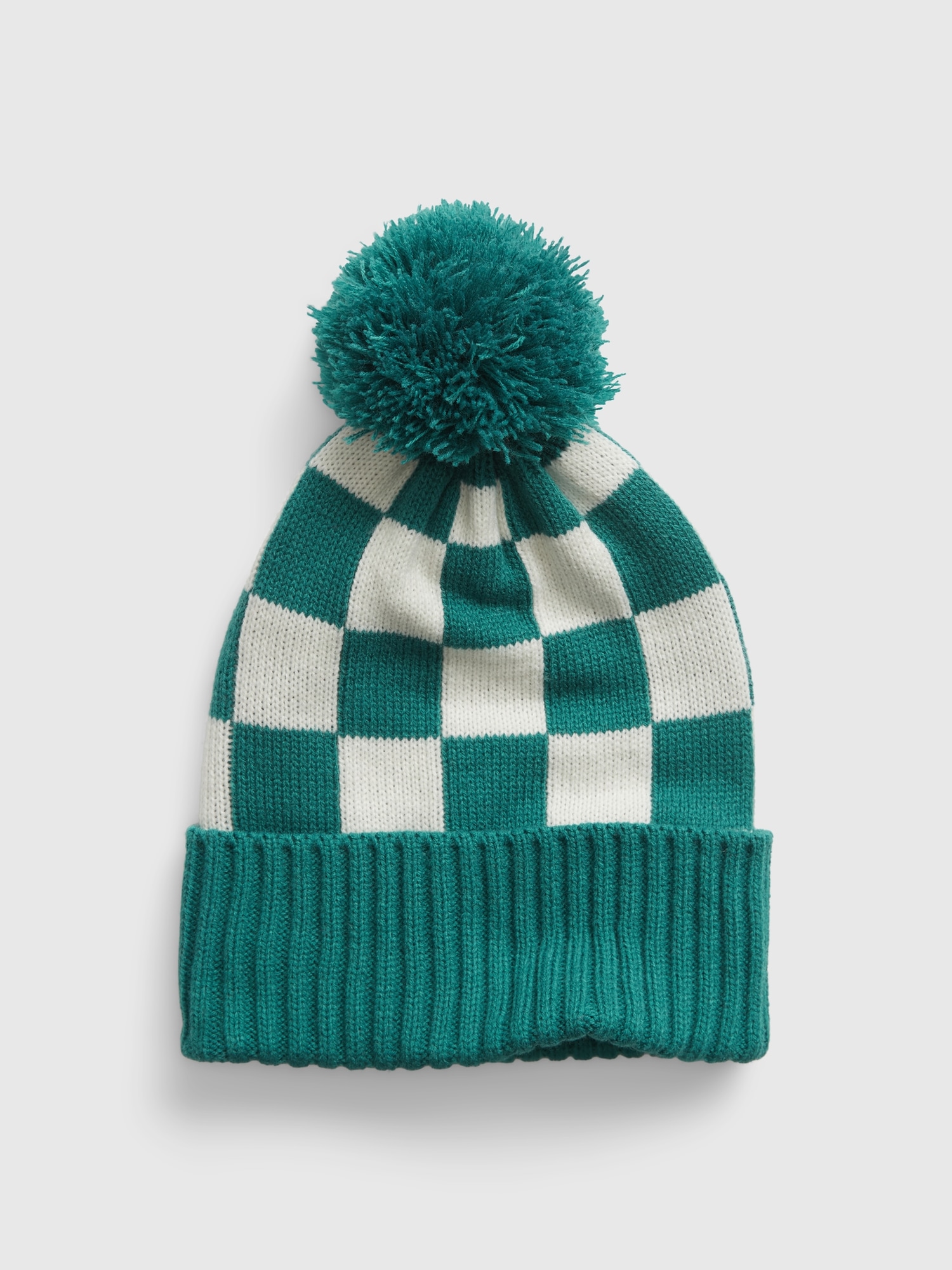 Gap Kids Checkered Pom Beanie multi. 1