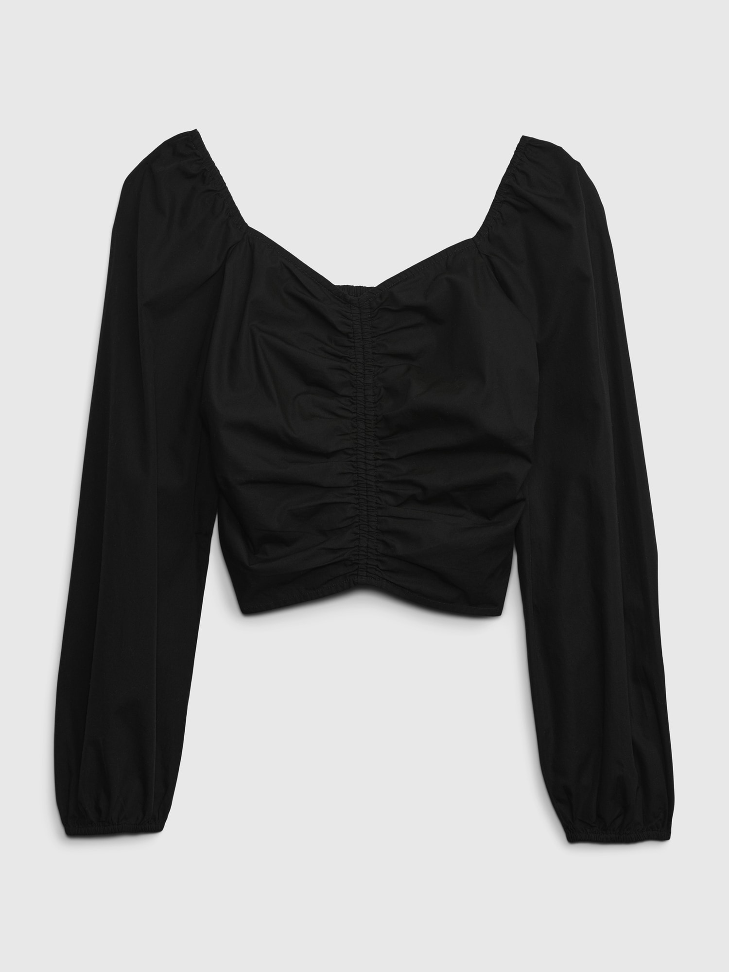 Puff Sleeve Sweetheart Top Gap puff-sleeve-sweetheart-top-gap