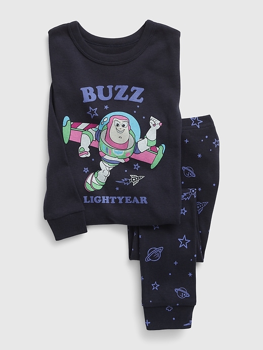 Image number 1 showing, babyGap &#124 Disney 100% Organic Cotton Buzz Lightyear PJ Set