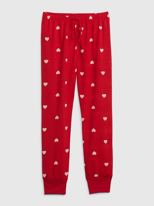 Image number 1 showing, Kids 100% Recycled Heart PJ Joggers