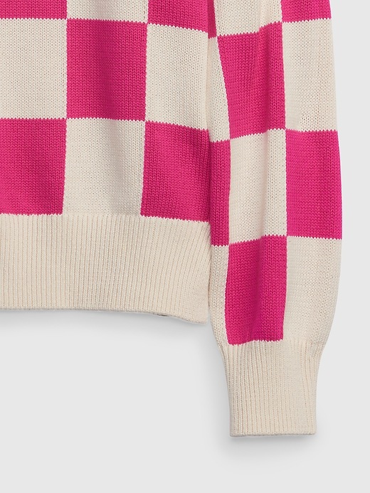 Image number 3 showing, Kids Checkered Sweater