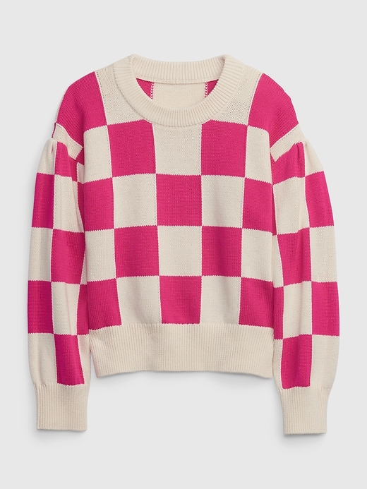 Image number 1 showing, Kids Checkered Sweater