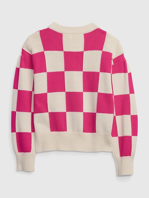 Image number 2 showing, Kids Checkered Sweater