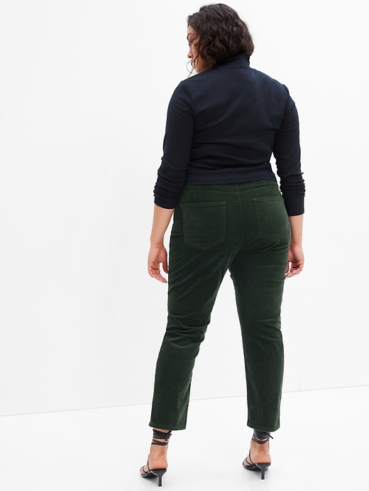 Image number 5 showing, High Rise Corduroy Vintage Slim Jeans with Washwell
