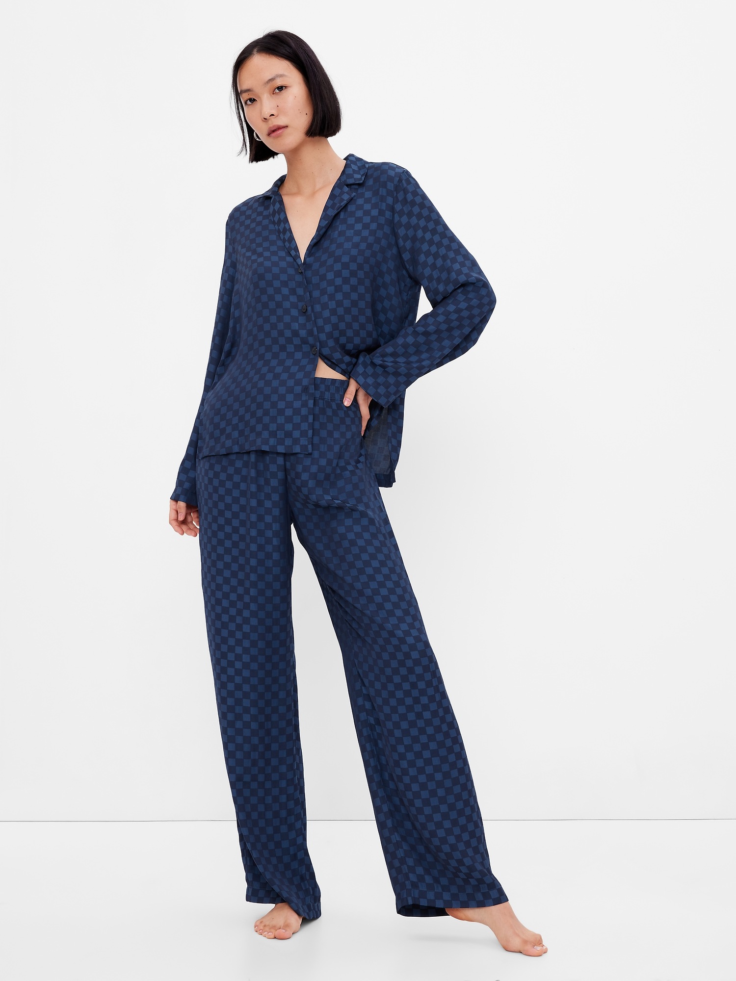 Satin Sleep Shirt Gap