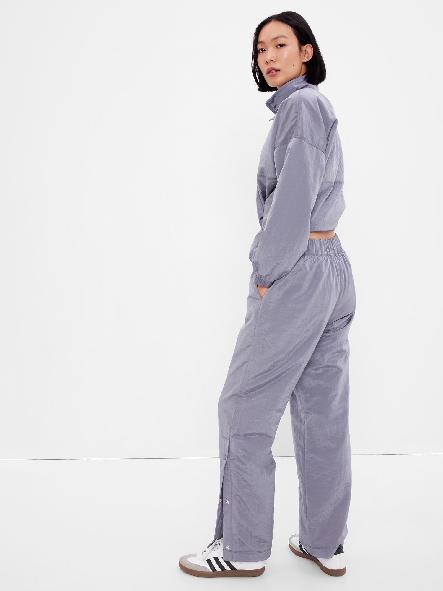 GapFit Fleece-Lined Track Pants | Gap