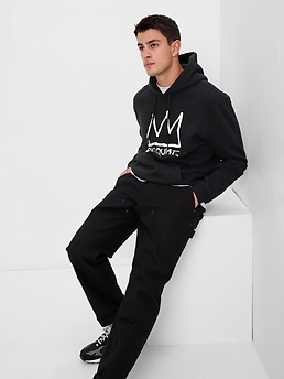 Jean Michel Basquiat Graphic Hoodie Gap