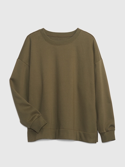 2 of 8 showing, with the color army jacket green of product Vintage Soft Oversized Sweatshirt