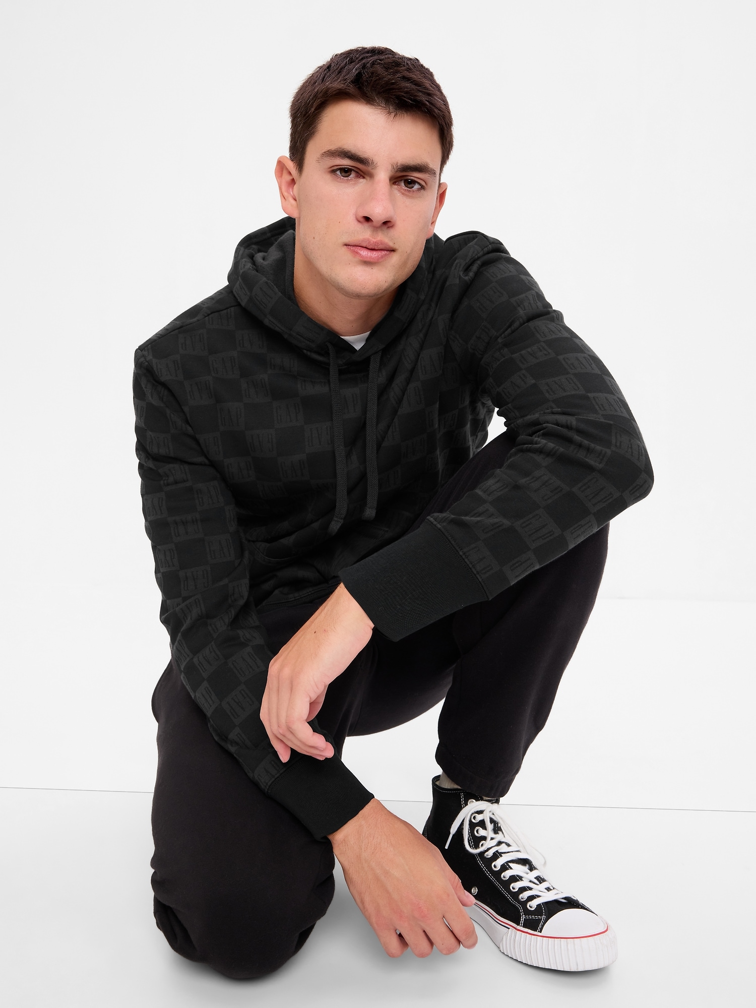 Gap Men's Full Zip Logo Hoodie