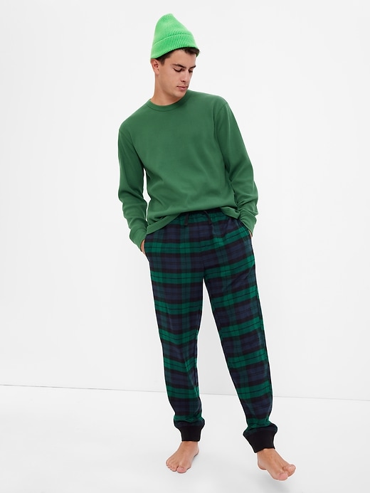 Image number 7 showing, Flannel PJ Joggers