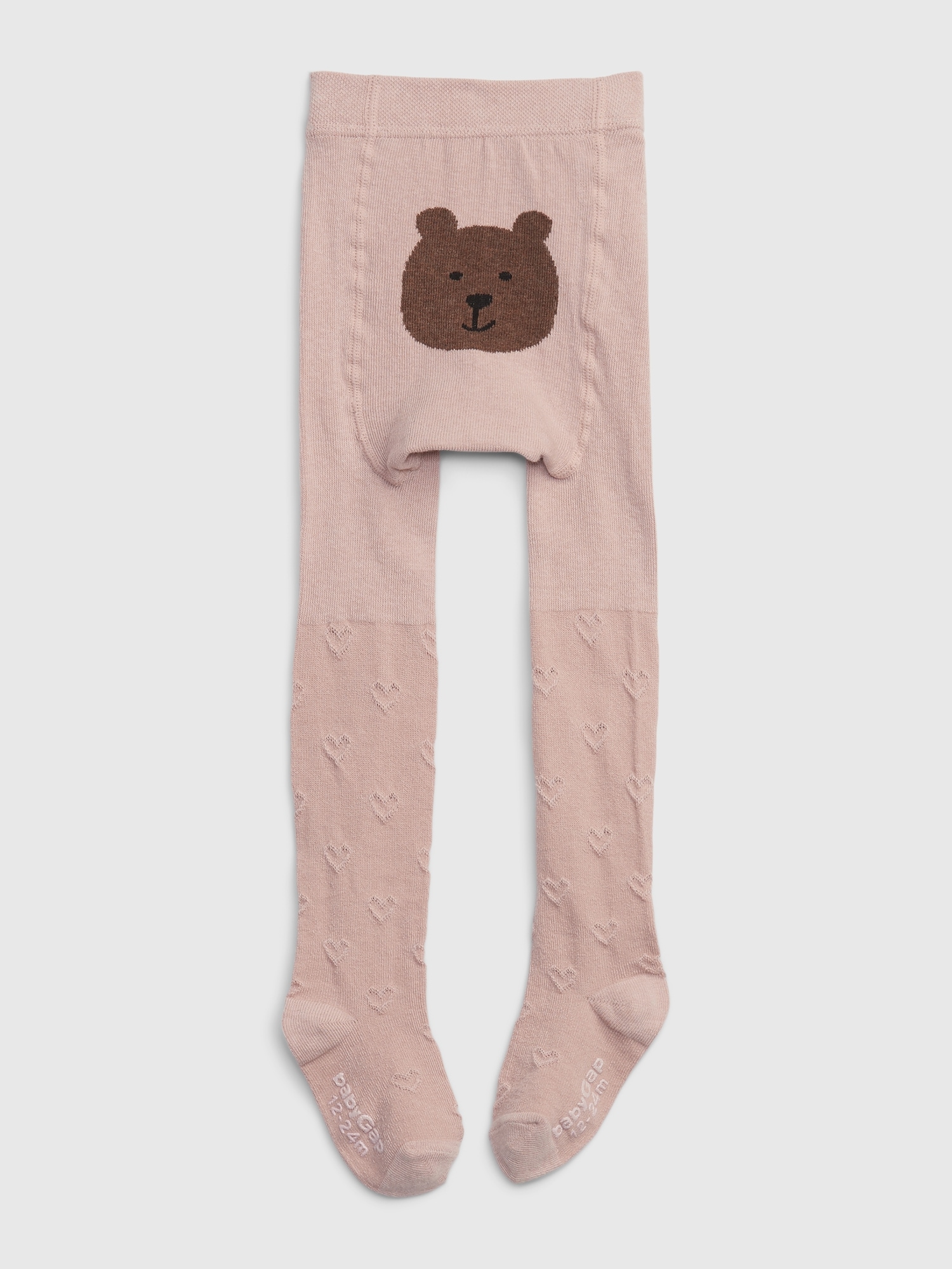 Toddler Heart Bear Tights | Gap