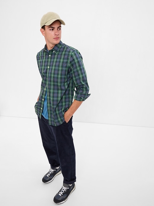 Image number 5 showing, All-Day Poplin Shirt in Standard Fit