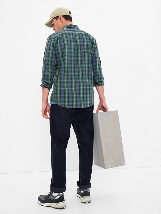 Image number 4 showing, All-Day Poplin Shirt in Standard Fit