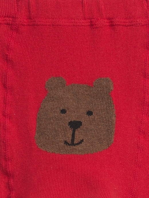 Image number 2 showing, Toddler Rib Bear Tights
