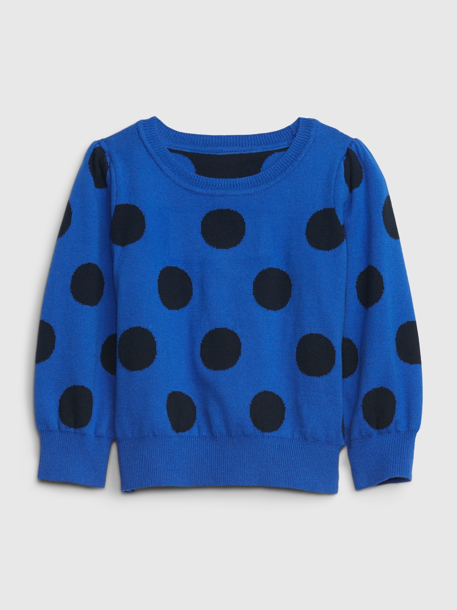 Gap Toddler Printed Sweater blue. 1