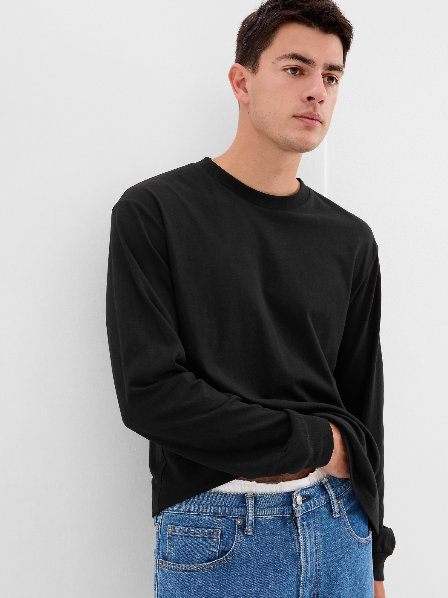 Gap Organic Cotton T-shirt In Black