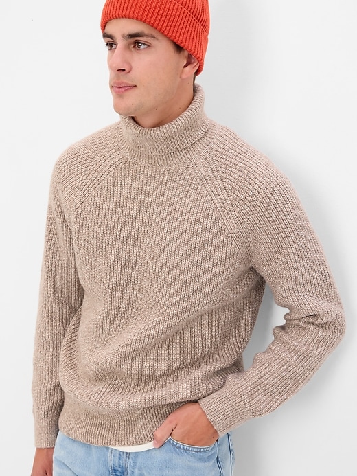 Image number 1 showing, Chunky Turtleneck Sweater