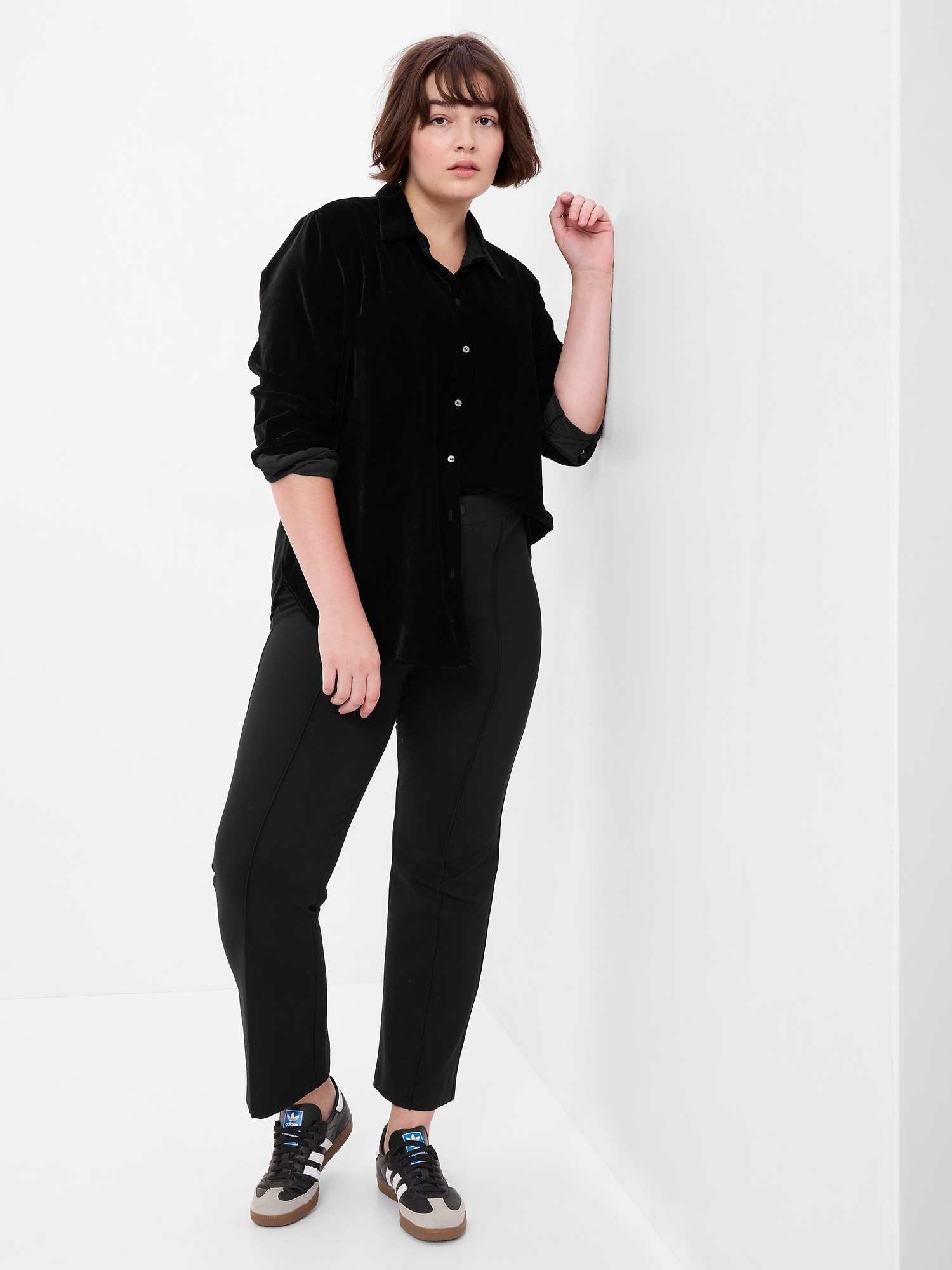 Gap pull on crop on sale trousers